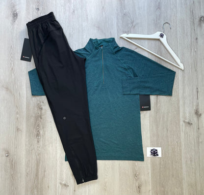 LULULEMON TRACKSUIT BLUE/BLACK