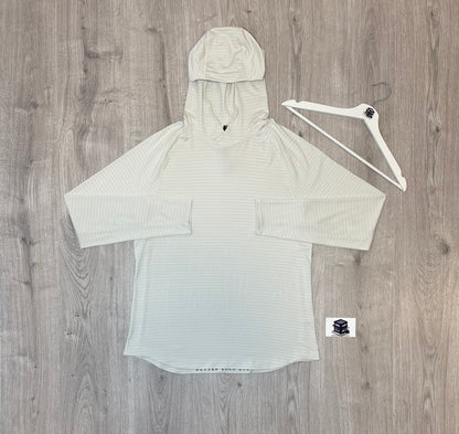 LULULEMON HOODIE TRACKSUIT WHITE/BLACK SIZE LARGE