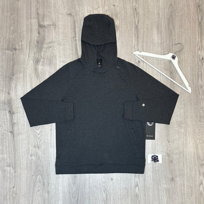 LULULEMON EASE THE DAY HOODIE HEATHERED BLACK