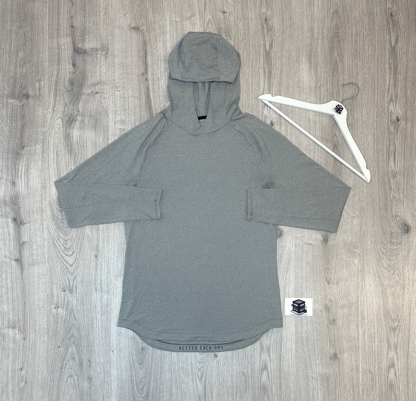 LULULEMON HOODIE TRACKSUIT GREY SIZE MEDIUM