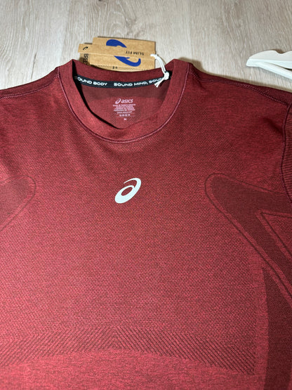 ASICS SEAMLESS SET DARK RED/BLACK