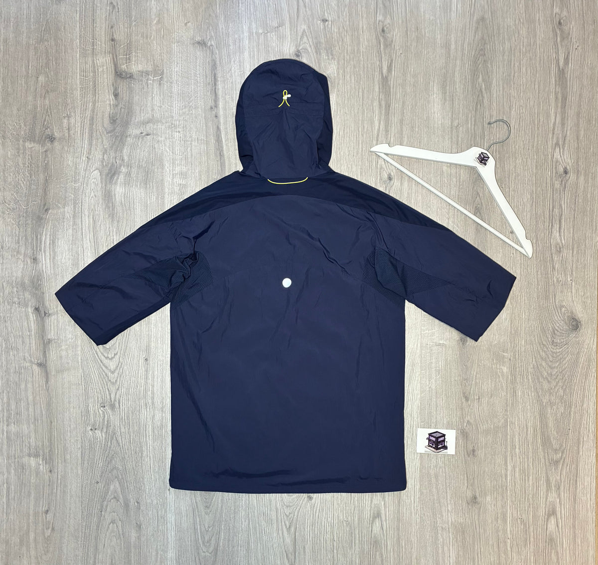 ASICS LITE SHOW TRACKSUIT NAVY SIZE MEDIUM JACKET & LARGE PANTS