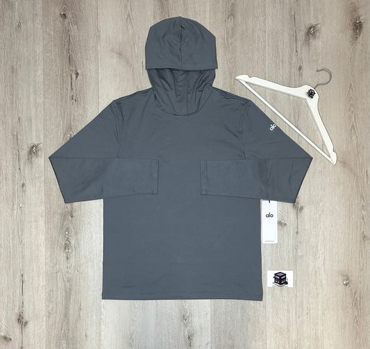 ALO HOODIE TRACKSUIT STEEL GREY