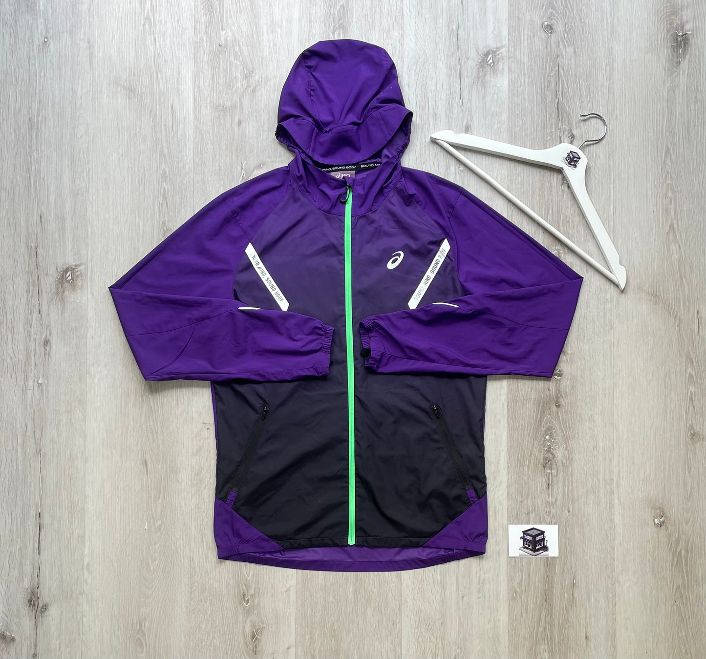ASICS LITE SHOW JACKET GRAPE JAM/BLACK