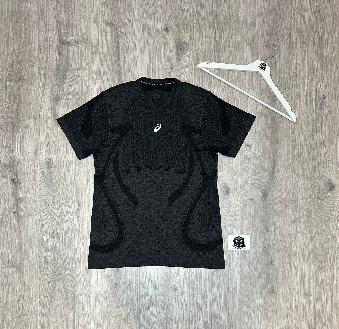 ASICS 3-PIECE TRACKSUIT BLACK SIZE MEDIUM