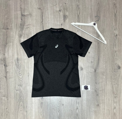 ASICS 3-PIECE TRACKSUIT BLACK SIZE MEDIUM
