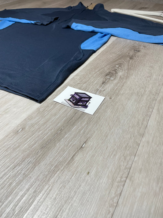 NIKE TRAIL 1/2 ZIP NAVY
