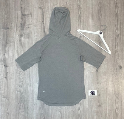 LULULEMON HOODIE TRACKSUIT GREY SIZE MEDIUM
