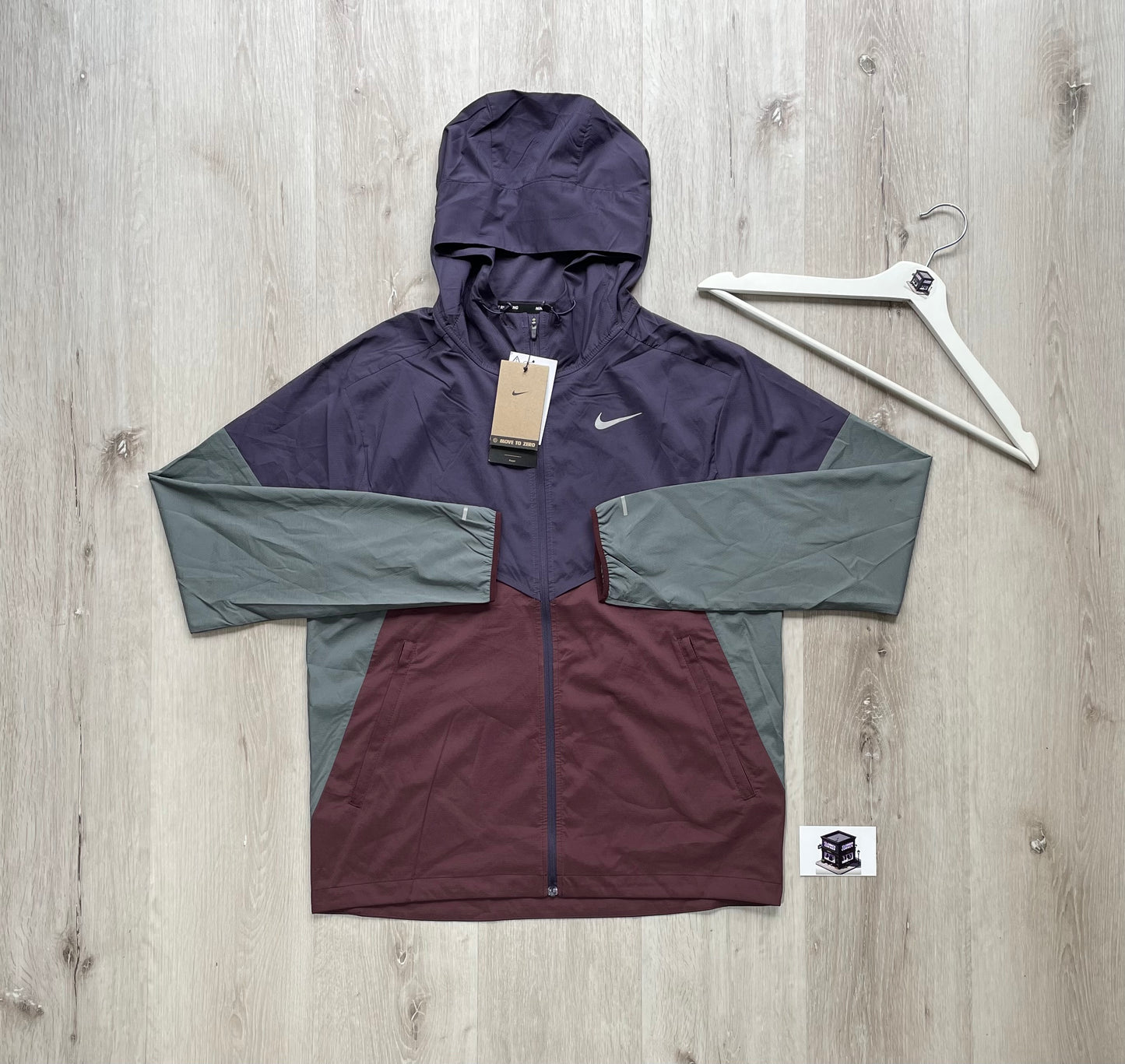 NIKE WINDRUNNER REPEL JACKET BURGUNDY CRUSH