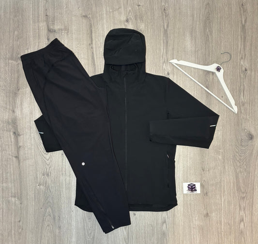 LULULEMON WARP LITE TRACKSUIT BLACK SIZE EXTRA LARGE