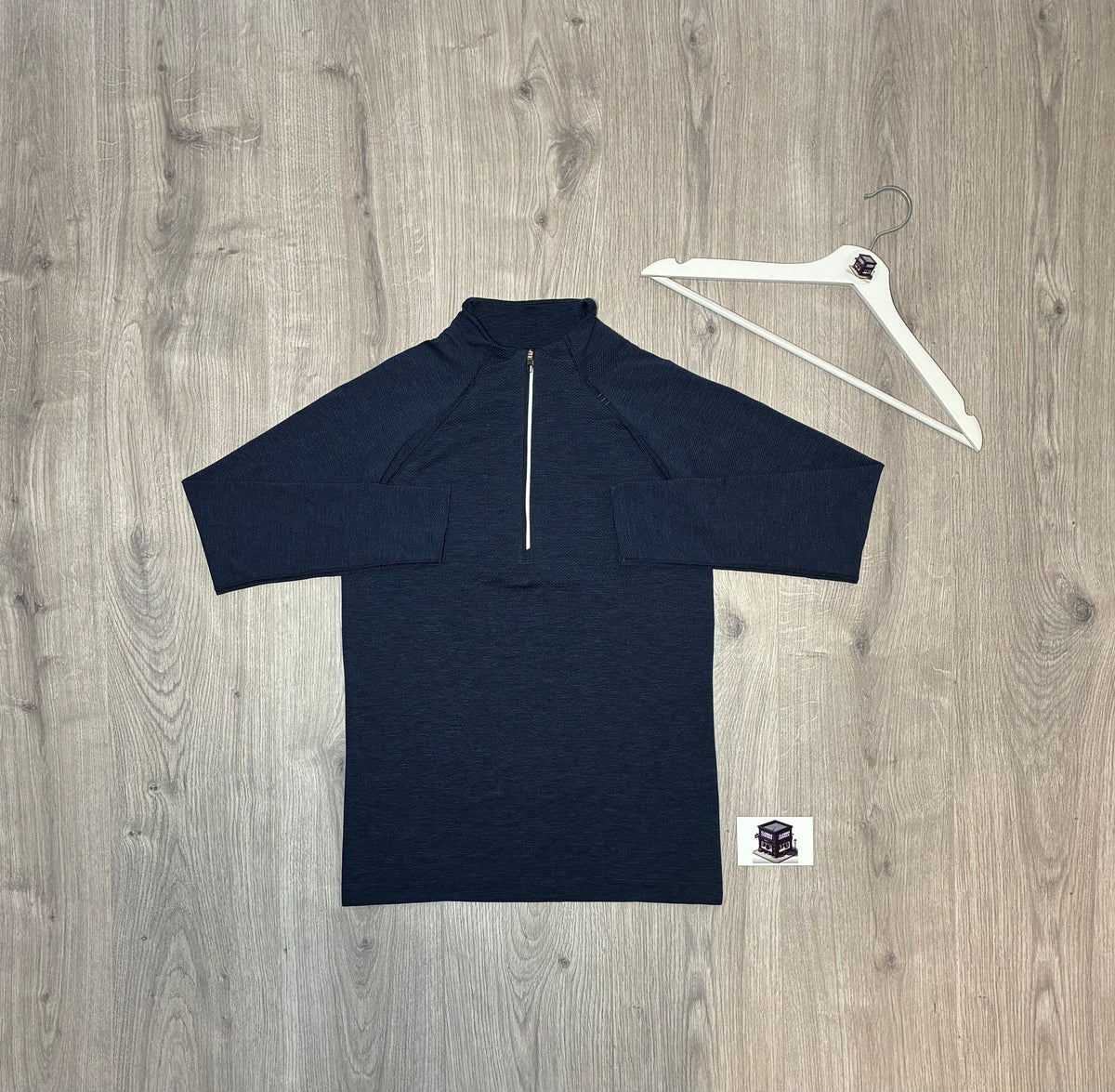 LULULEMON METAL VENT TECH 1/4 ZIP TRACKSUIT NAVY SIZE EXTRA SMALL