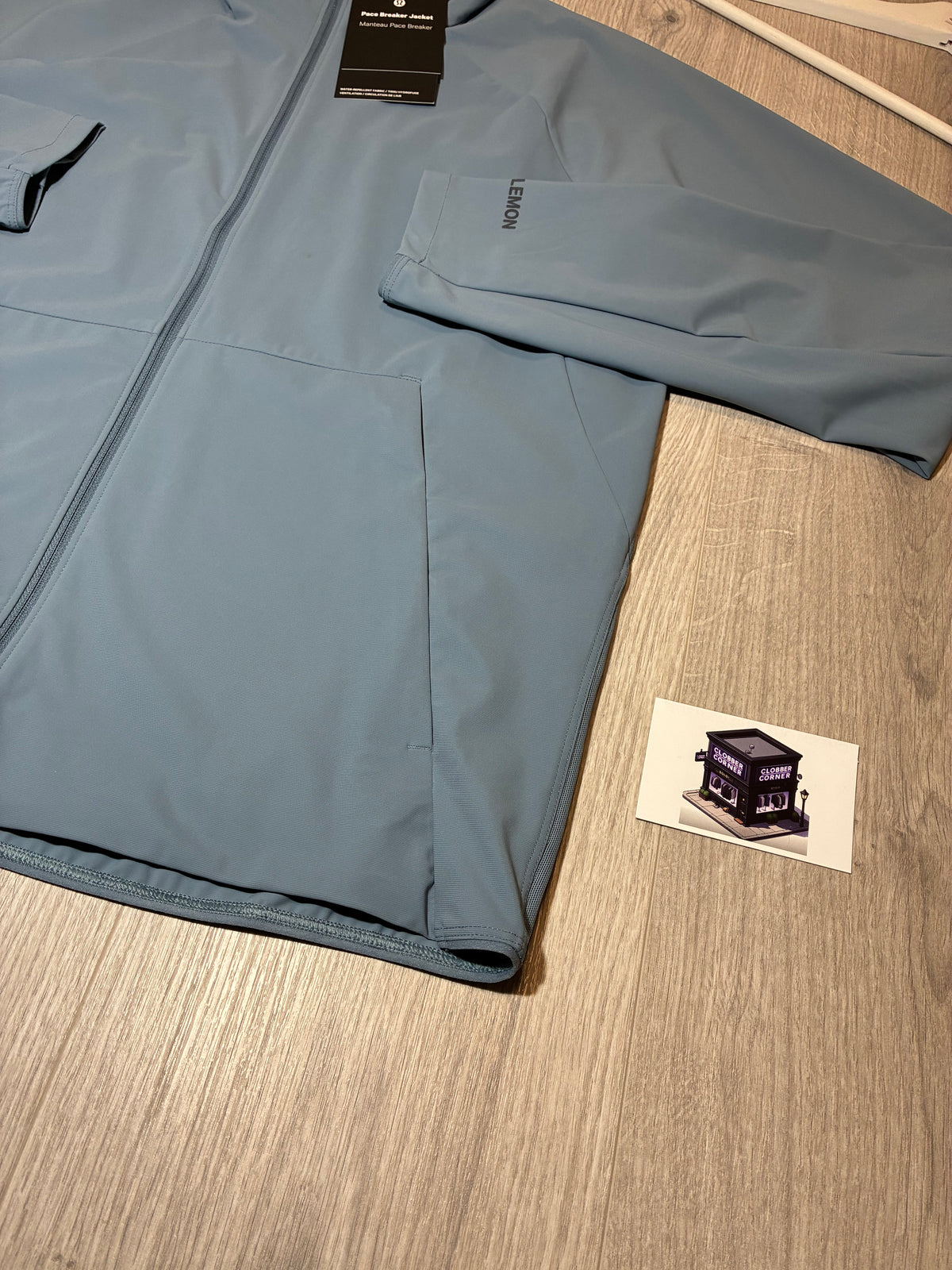 MEN’S LULULEMON TRACKSUIT STEEL BLUE/GREY SIZE SMALL