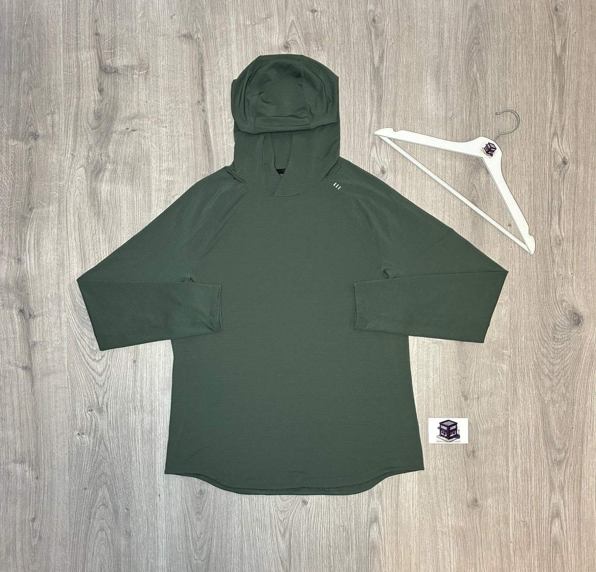 MEN’S LULULEMON HOODIE TRACKSUIT KHAKI/GREY SIZE LARGE
