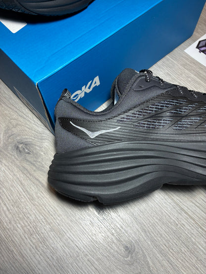 HOKA BONDI 8 CAGED BLACK