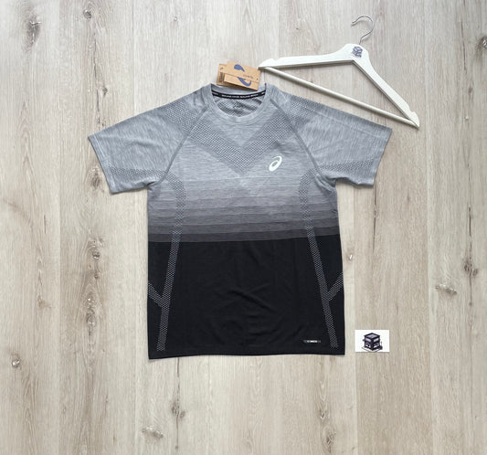 ASICS SEAMLESS T-SHIRT BLACK/GREY