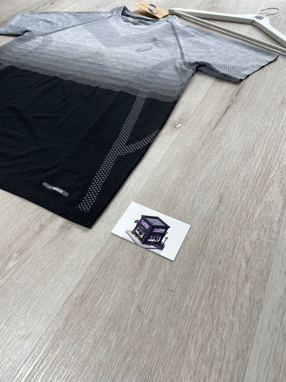 ASICS SEAMLESS T-SHIRT BLACK/GREY
