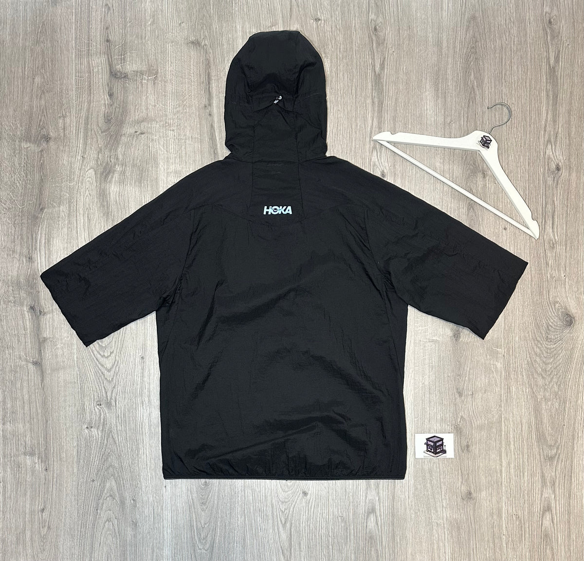 HOKA SKYFLOW TRACKSUIT BLACK SIZE MEDIUM